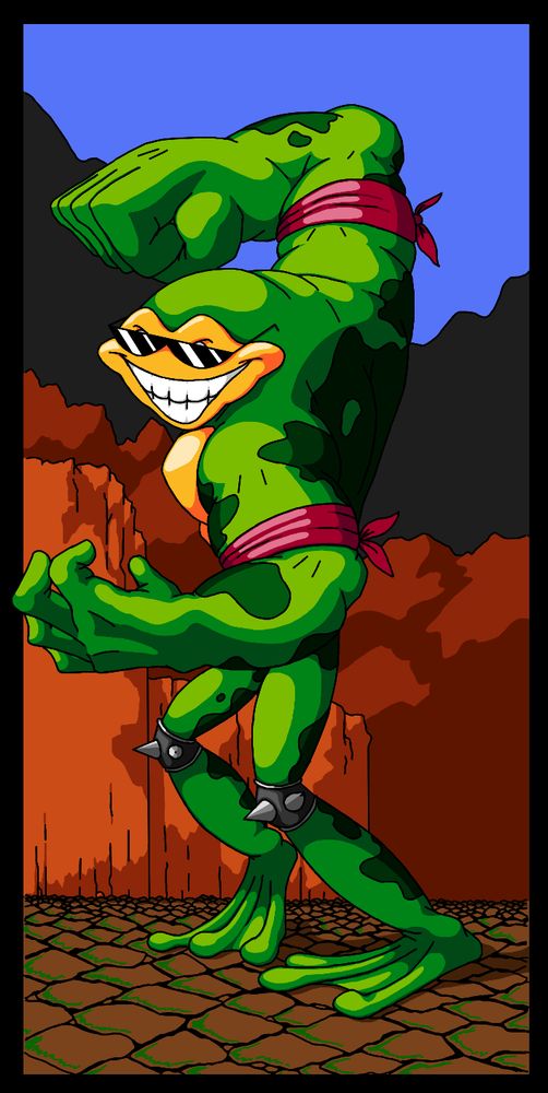 People really overexaggerate the difficulty of Battletoads. If anything, it's really just memorization more than execution, especially with levels like Turbo Tunnel, Surf City, and Terra Tubes. The second time I beat the game I did it without any continues or even pause buffering. Honestly THE best NES game though. Never have I before experienced a game that is always fun regardless of how many playthroughs you've done.