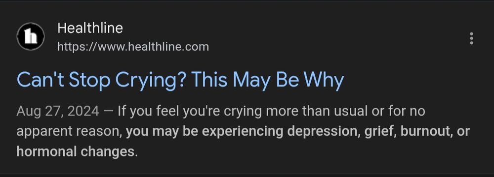 Google result: Article from Healthline entitled 
