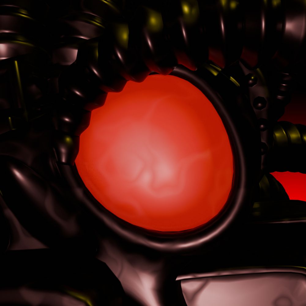 A close-up of Malenz's eye.