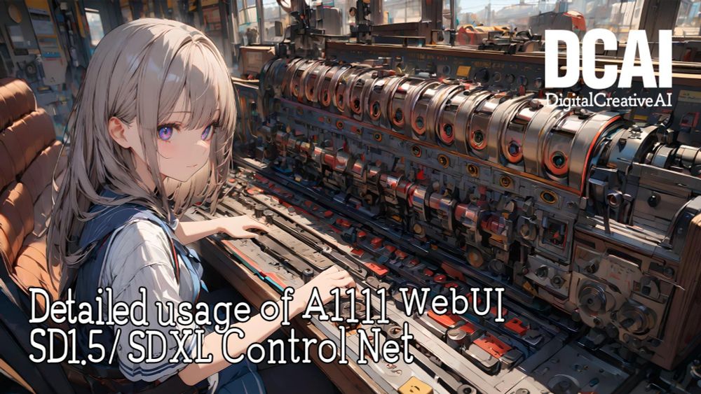 Detailed usage of A1111 WebUI SD1.5 / SDXL Control Net | Digital Creative AI