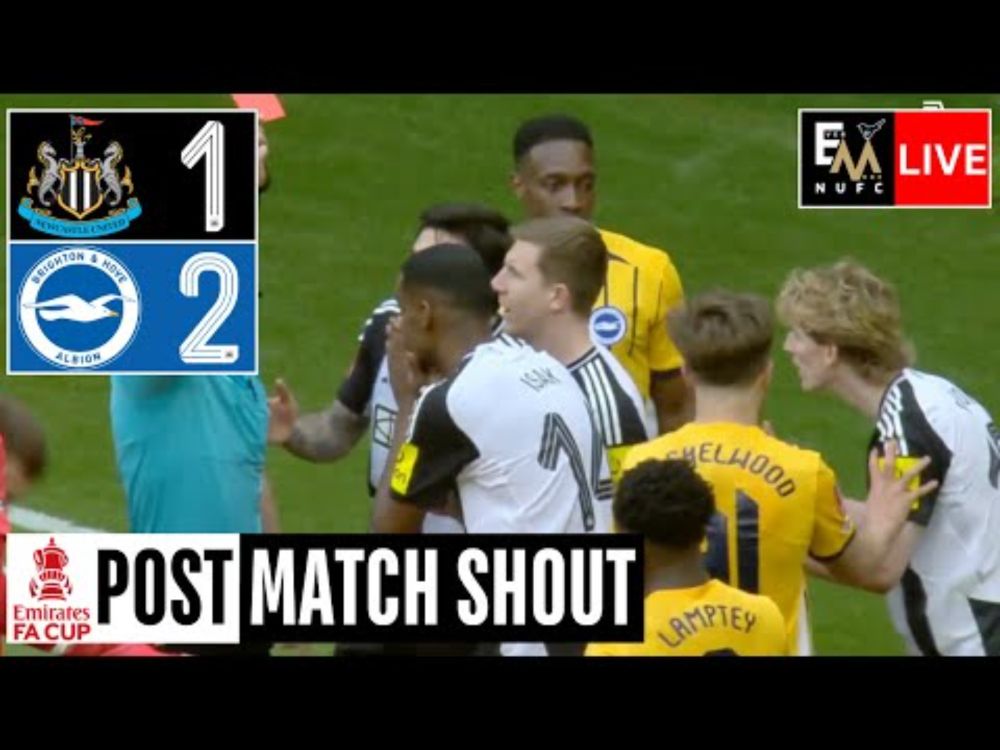 RASH GORDON | Newcastle United 1-2 Brighton | NUFC LIVE FA CUP MATCH REACTION