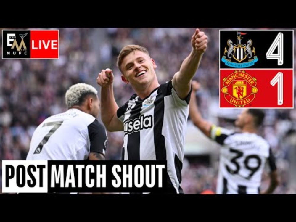 FOURSOME! | Newcastle United 4-1 Manchester United | NUFC LIVE PREMIER LEAGUE MATCH REACTION