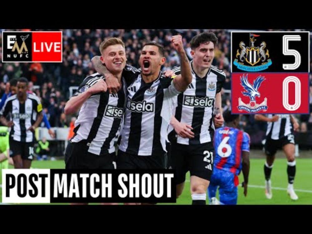 HOWAY 5-0 | Newcastle United 5-0 Crystal Palace | NUFC LIVE PREMIER LEAGUE MATCH REACTION