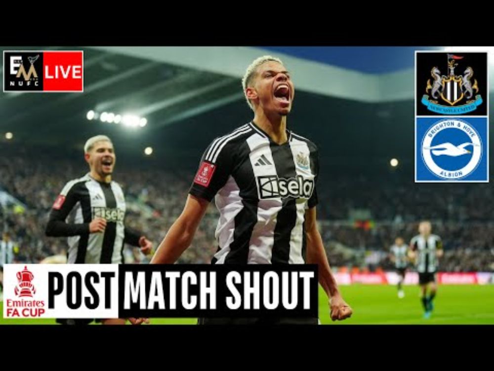 NUFC LIVE FA CUP MATCH REACTION | Newcastle United v Brighton