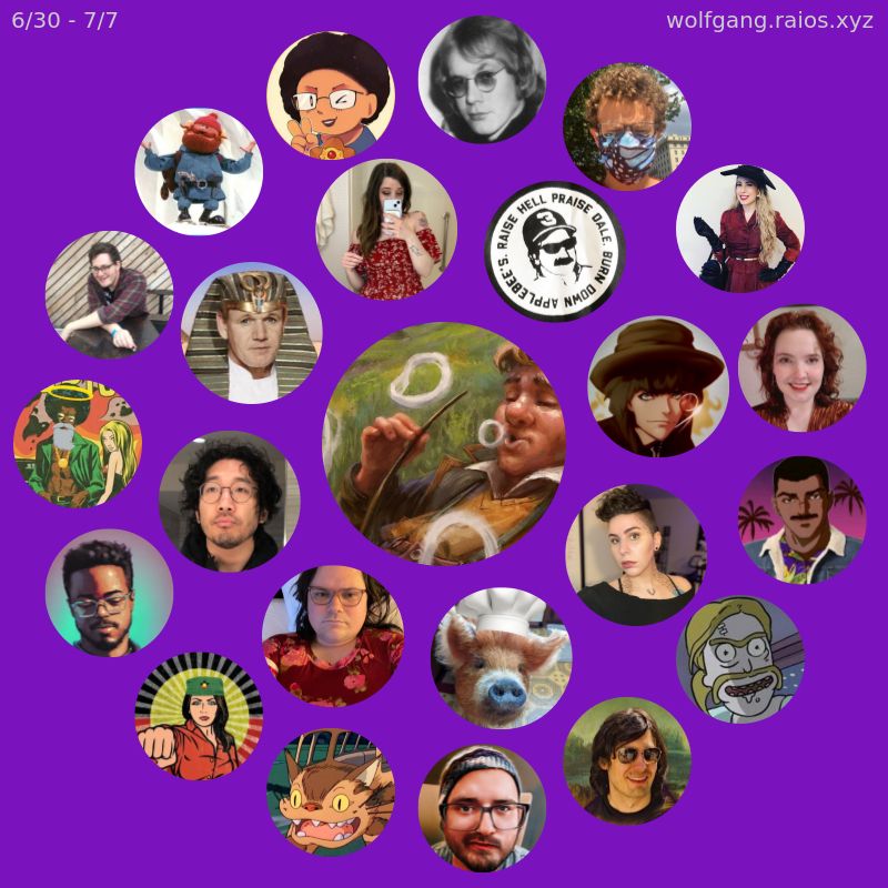 A circle of my Twitter interactions