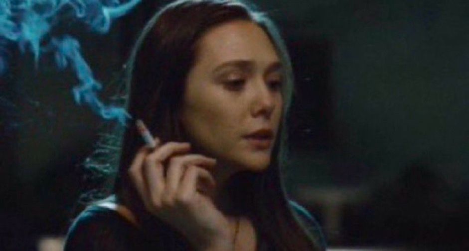 elizabeth olsen smoking