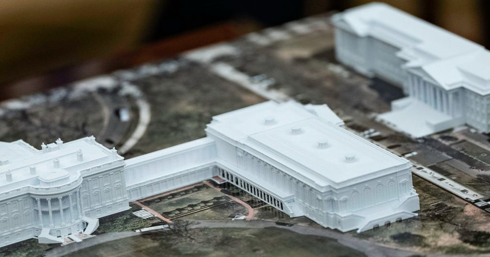 Lobbyists from the three firms mingled with top tech executives and President Trump at a dinner for White House ballroom donors last month.