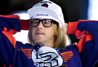 Garth Algar dressed head to toe in Reebok