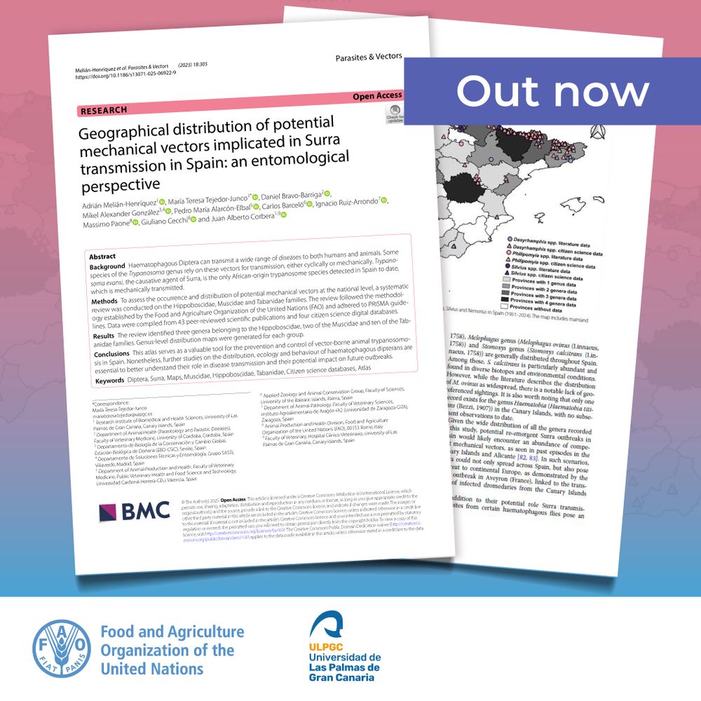 Two pages of the publication, with FAO and ULPGC logos