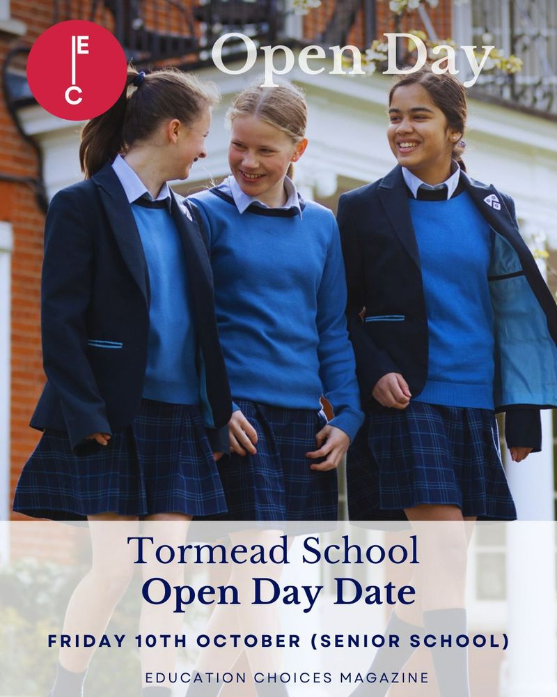Don’t miss out on Tormead School’s upcoming open days! 👏🏼👏🏾👏🏿

Tormead is an academically selective, independent day school in Guildford for girls aged 4 to 18. Tormead’s ethos of an all-round education, focusing on the needs of individuals and allowing them to flourish both intellectually and creatively, lies at the heart of its academic success. Sport provides a diverse range of options, underpinned by a sport-for-all philosophy with well-developed music, drama and art departments and a wealth of extracurricular opportunities and enrichment. Equipped with state-of-the-art facilities and a forward-thinking digital strategy, Tormead ensures a holistic education that nurtures intellectual curiosity and personal growth.

Find out more: https://www.tormeadschool.org.uk/

#educationchoicesmagazine #educationcornerpodcast #EDIB #DEI #equality #diversity #inclusion #belonging #openday #opendays #independentschools #schoolvisit #schoolchoices