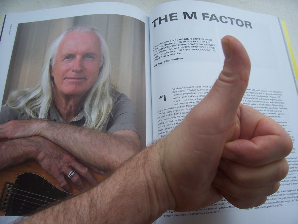A page from the new issue of Electronic Sound magazine. 