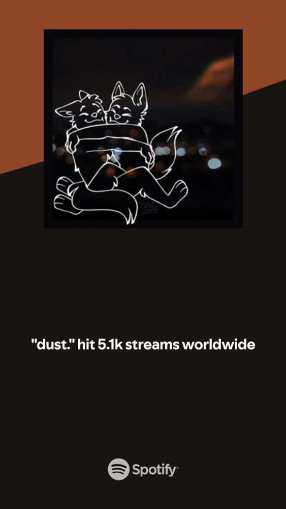 dust hit 5.1k streams worldwide