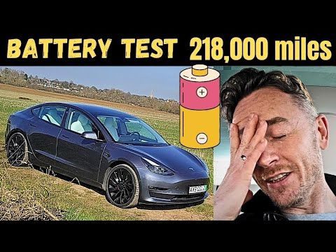 BATTERY HEALTH TEST on my HIGH MILEAGE Tesla Model 3 - How bad is it?