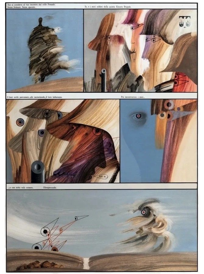 A duel between spectres