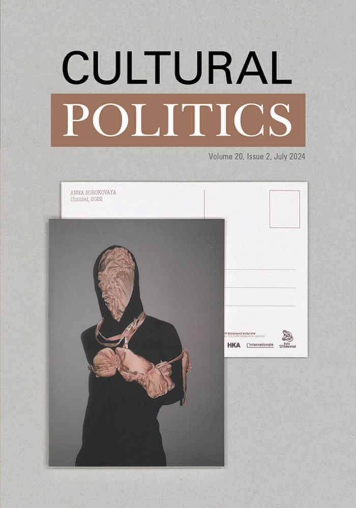 Volume 20 Issue 2 | Cultural Politics | Duke University Press