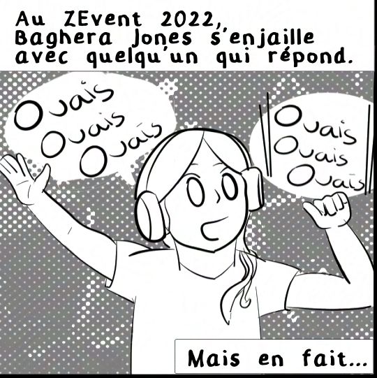 Baghera Jones au Zevent 2022. Elle crie ouais ouais ouais et on lui répond ouais ouais ouais, elle s'enjaille