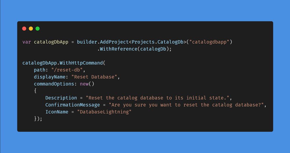 C# code to add a command using WithHttpCommand.