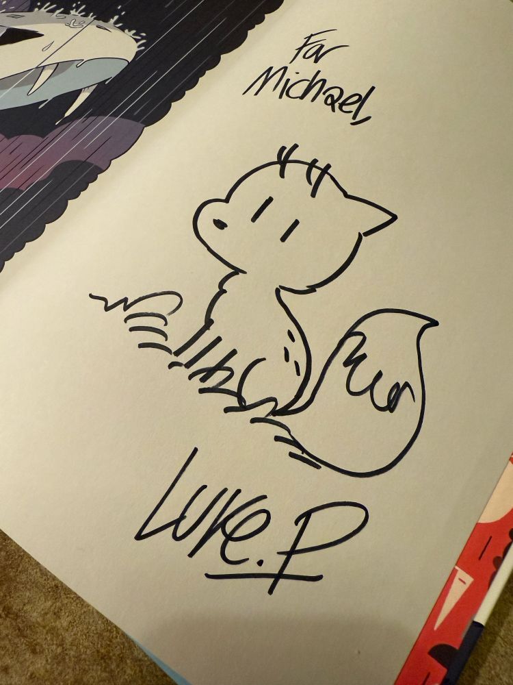 Twig illustration signed to me from Luke Pearson. 