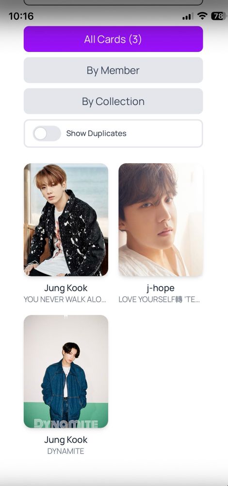 I got a new BTS photocard today. It's Jungkook. 