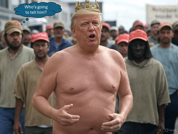 who's going to tell him he has no clothes?