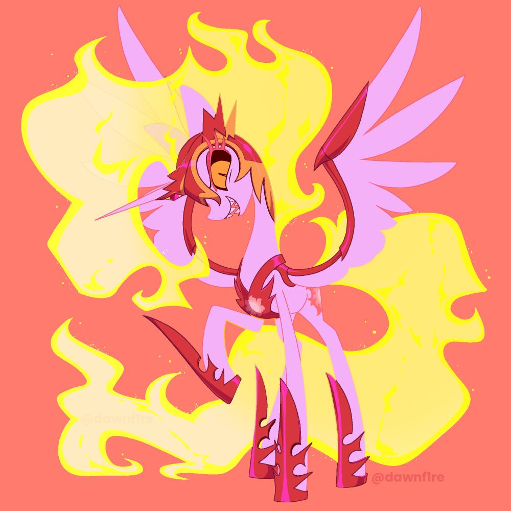 digital artwork of Daybreaker from My Little Pony