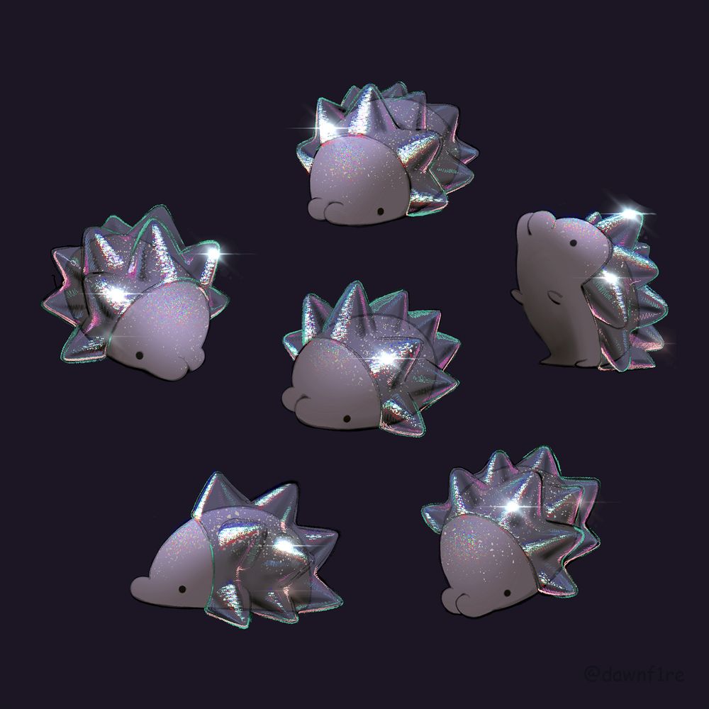 some glittering snom, the cute ice bug pokemon.
