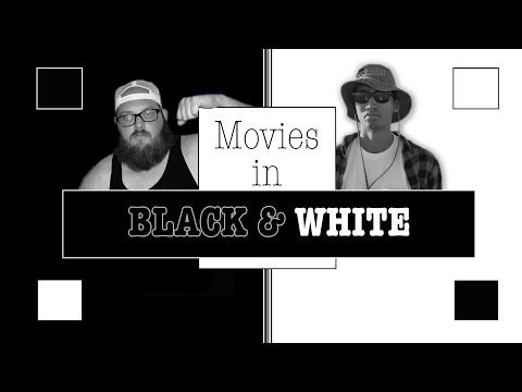 Podcast Hosts in Black and White