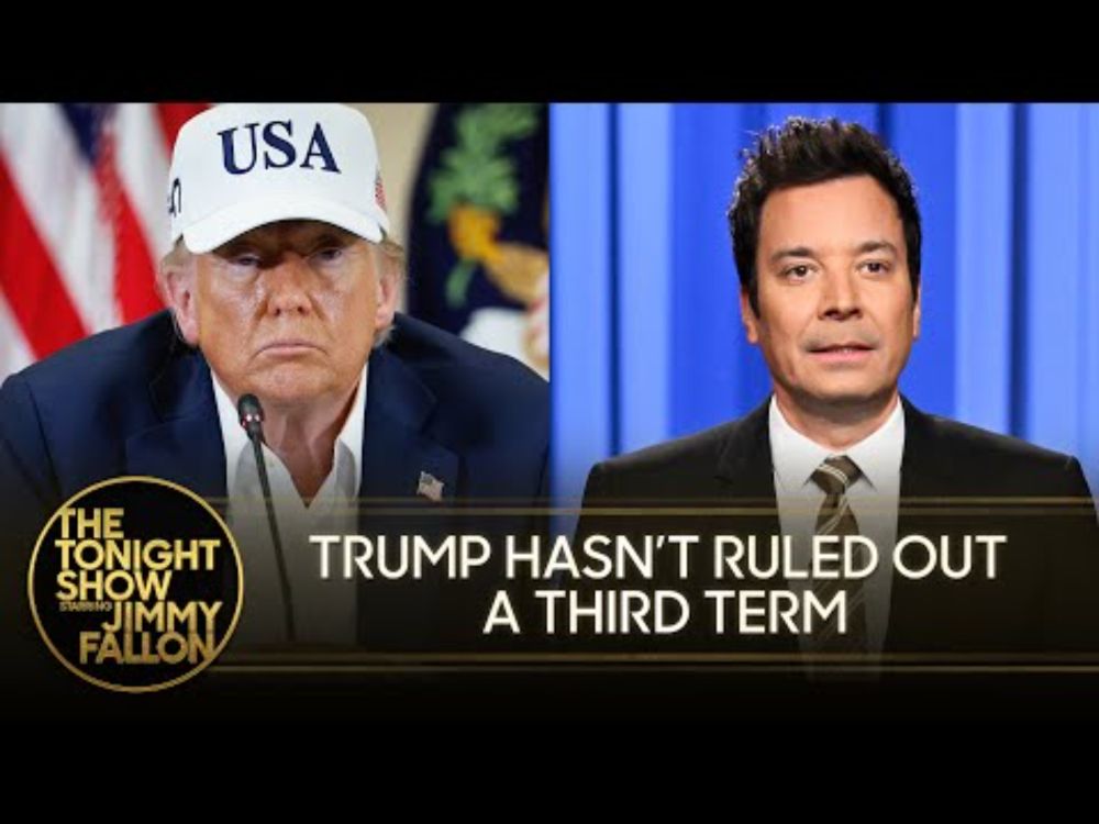 Trump "Probably" Won't Seek Illegal Third Term, MAGA Male Support Plummets | The Tonight Show