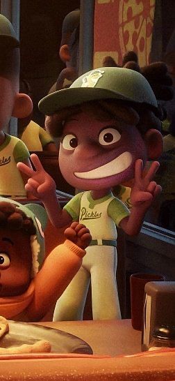 Kai doing a silly pose for a group photo