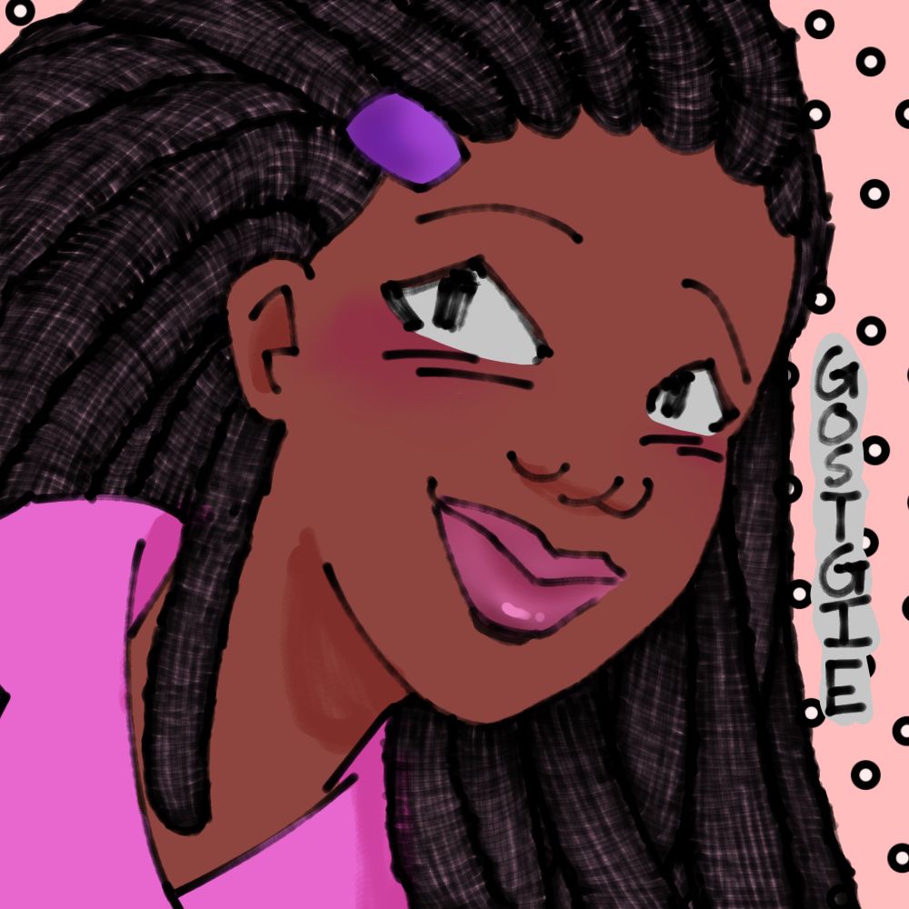 Fan art of Jodie Landon from Daria smiling