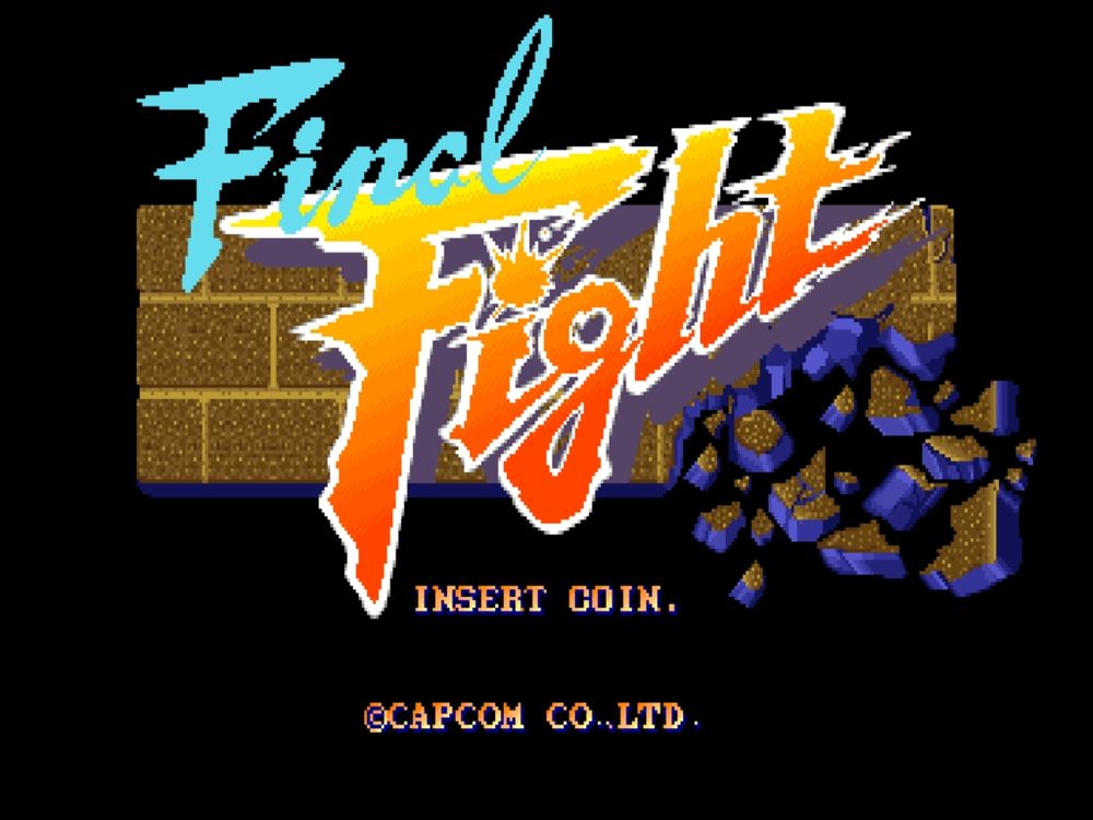 It's the title screen for final Fight.