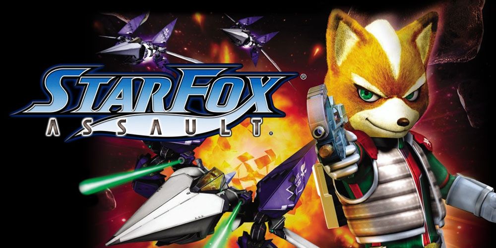 The box art for star fox assault.