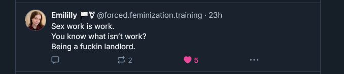 liking a sex work positive comment