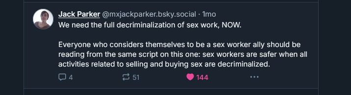 liking a sex work positive comment
