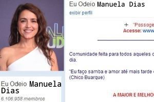 comunidade do orkut "eu odeio manuela dias"