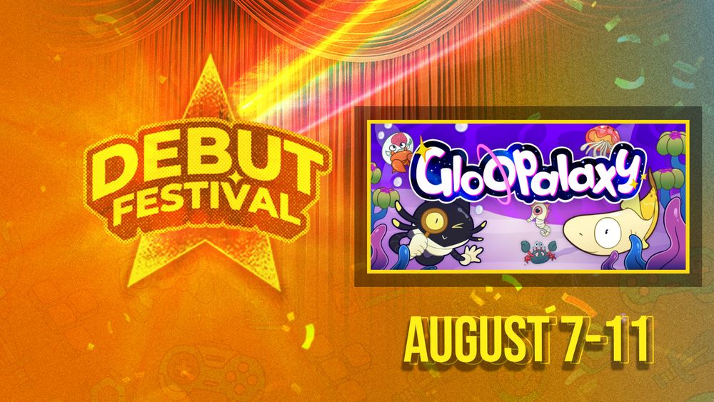 cover art for Gloopalaxy's participation in the 2025 debut festival