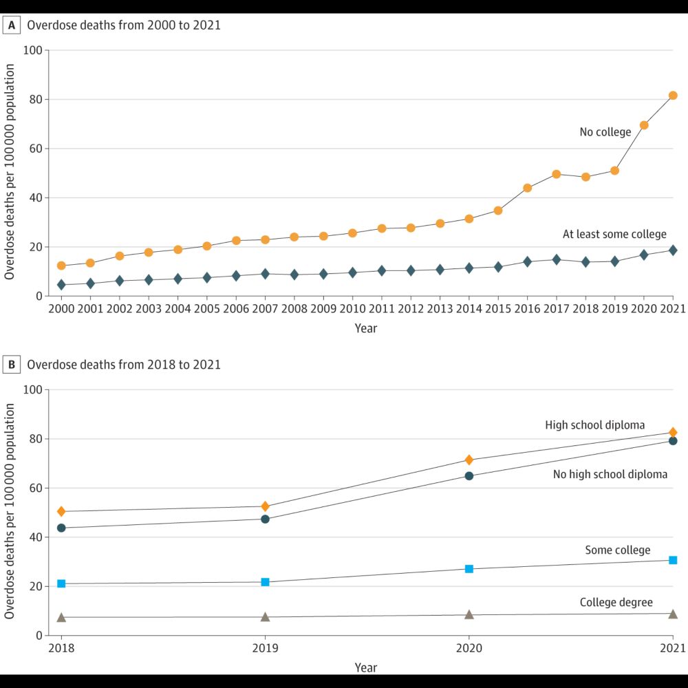 Educational Attainment and US Drug Overdose Deaths