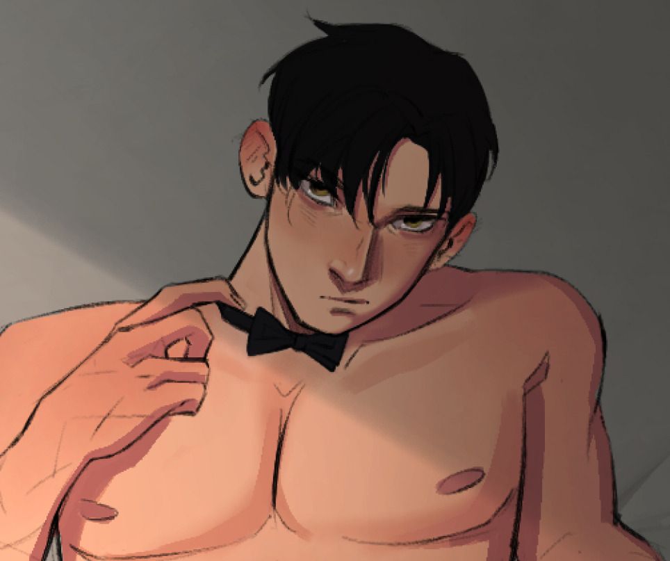 closeup of zayne's face