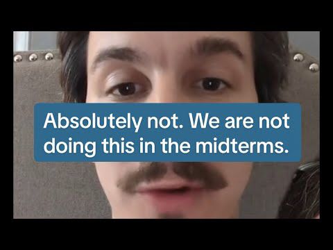 Here's what we are NOT going to do in the Midterm elections.