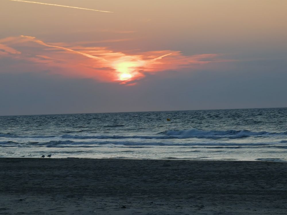 Sonnenuntergang am Meer 