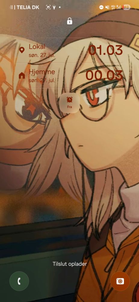 The lock screen of my phone lol