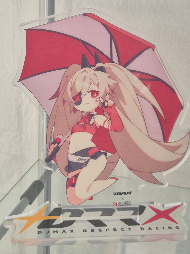 The acrylic stand that came extra