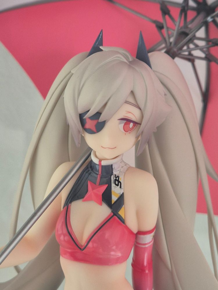 A close up of the figure