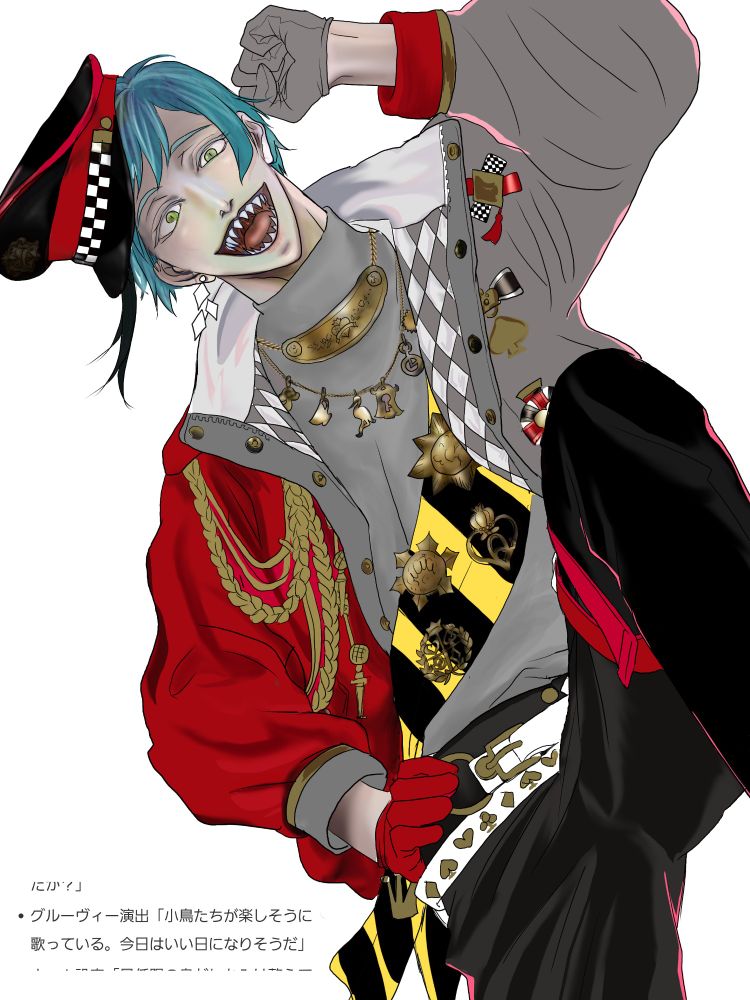 ブローチ1つ加えたのと、リボンをチマチマ塗りました。胸元のデカいプレートはそれっぽく見えればいっか！と思って塗ってますw