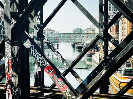 Canal de l’Ourcq, Paris, octobre 2023