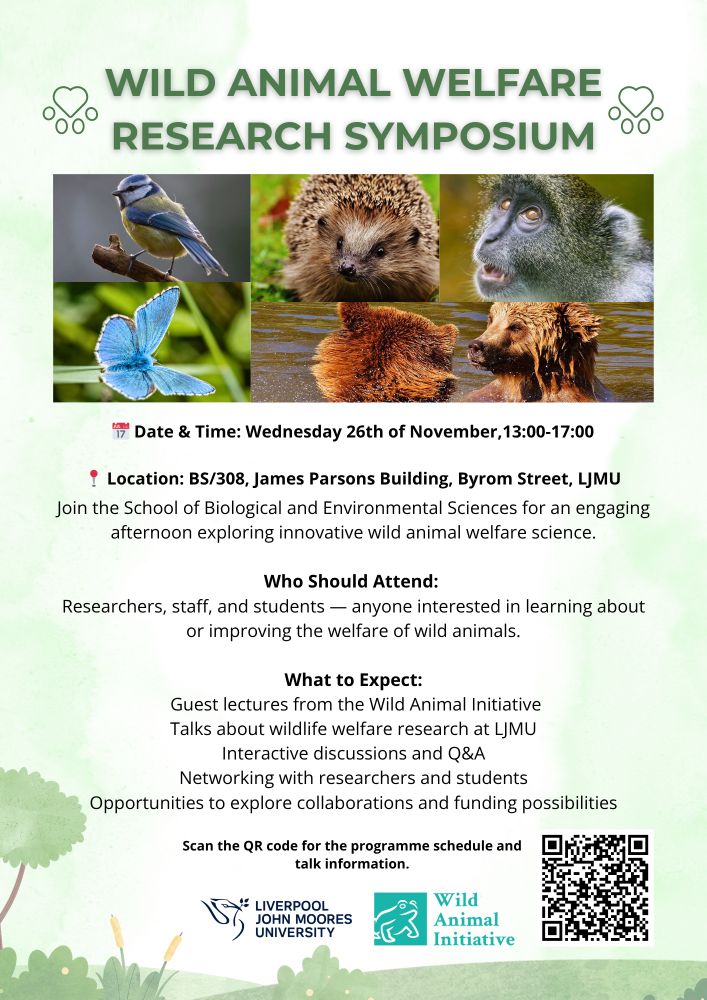 Seminar at Liverpool on Wild Animal Welfare