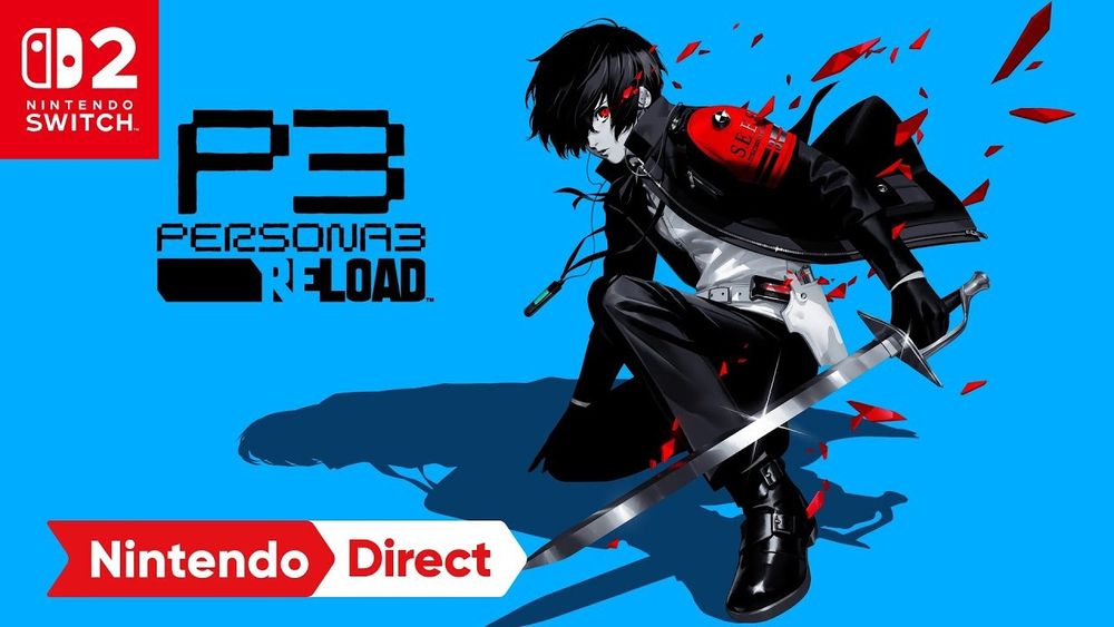 Promotional art for persona 3 reload for switch 2