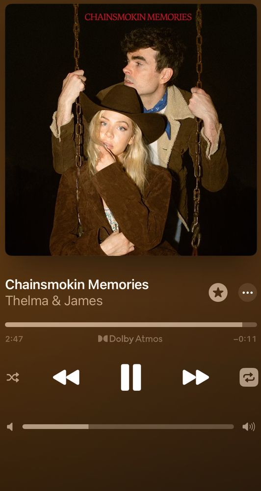 A song called Chainsmoking Memories by Thelma & James 