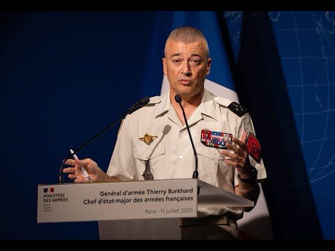 Déclaration du chef d'état-major des armées