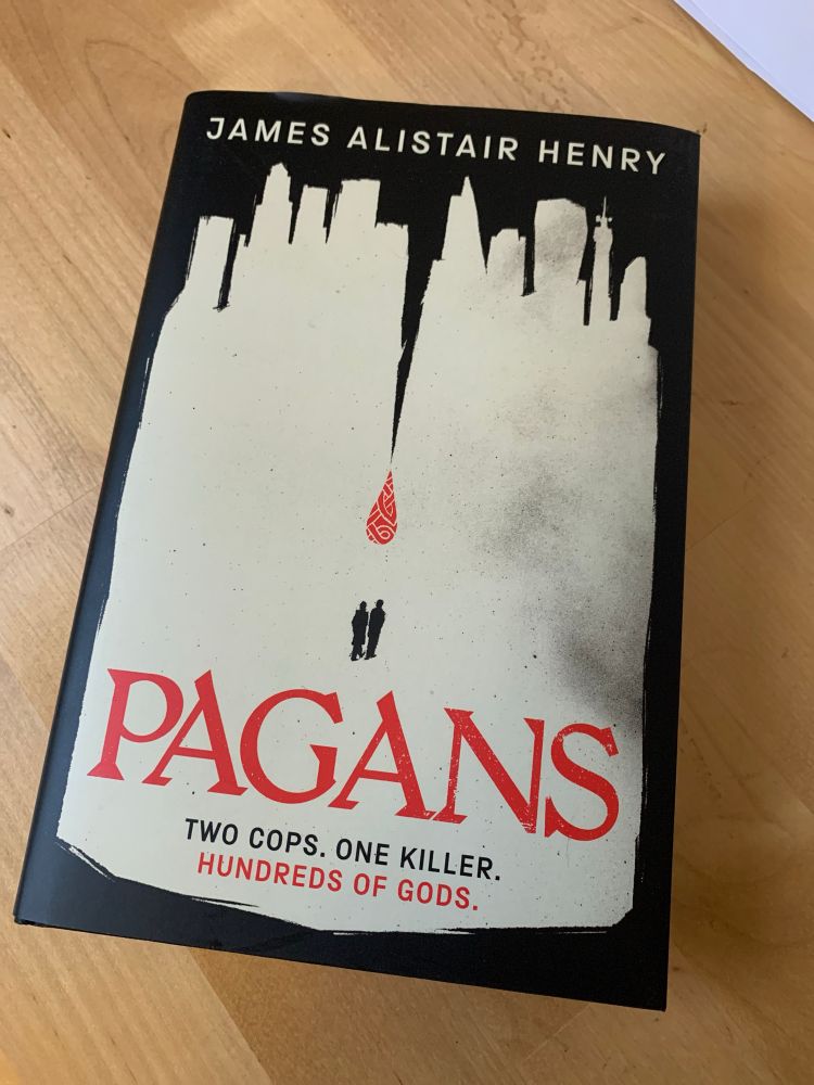 A hardback edition of Pagans by James Alistair Henry